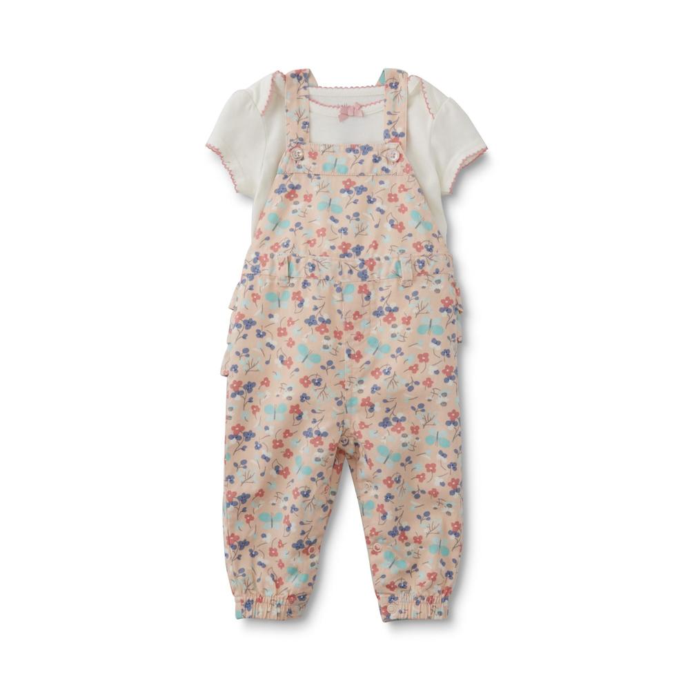 Little Wonders Newborn & Infant Girls' Overalls & Bodysuit - Floral