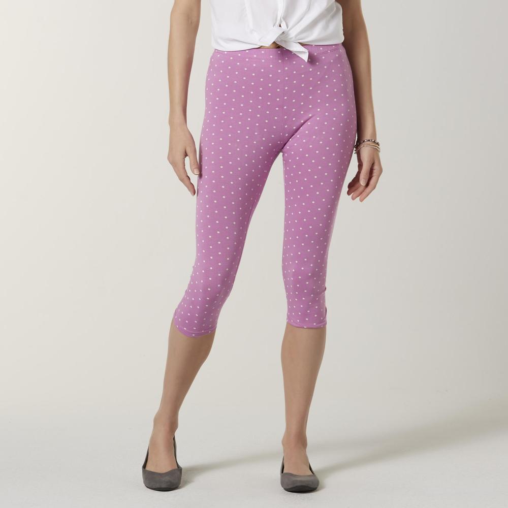 Attention Women's Cropped Leggings - Dots