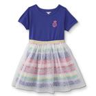 Toddler Infant Knit General Print Mesh Dress by Toughskins