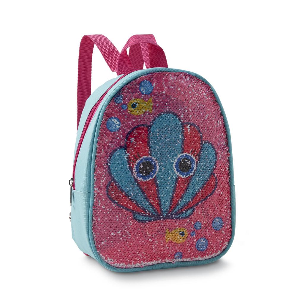 Girls' Embellished Backpack - Mermaid