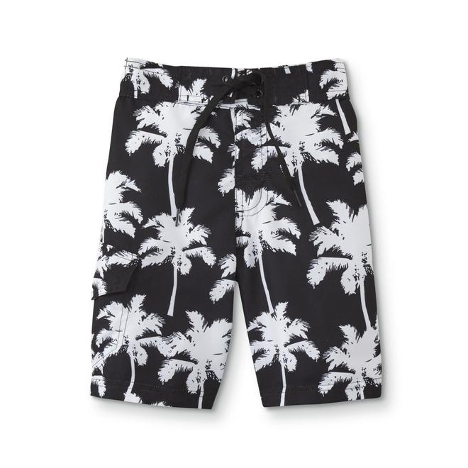 Simply Styled Boys' Swim Boardshorts - Palm Trees