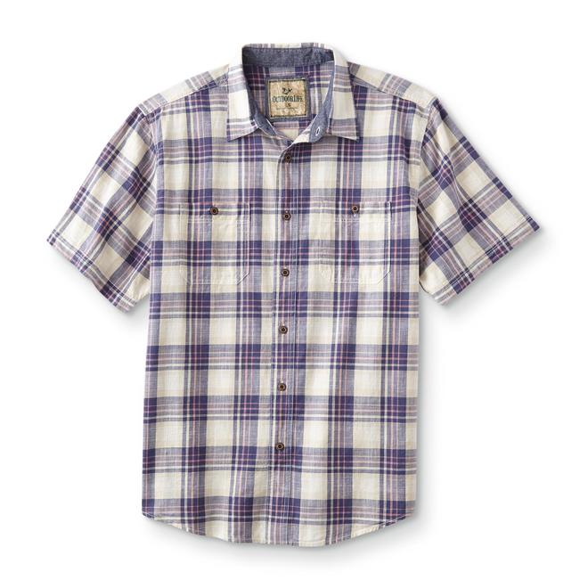 Outdoor Life® Men's Short-Sleeve Button-Front Shirt - Plaid