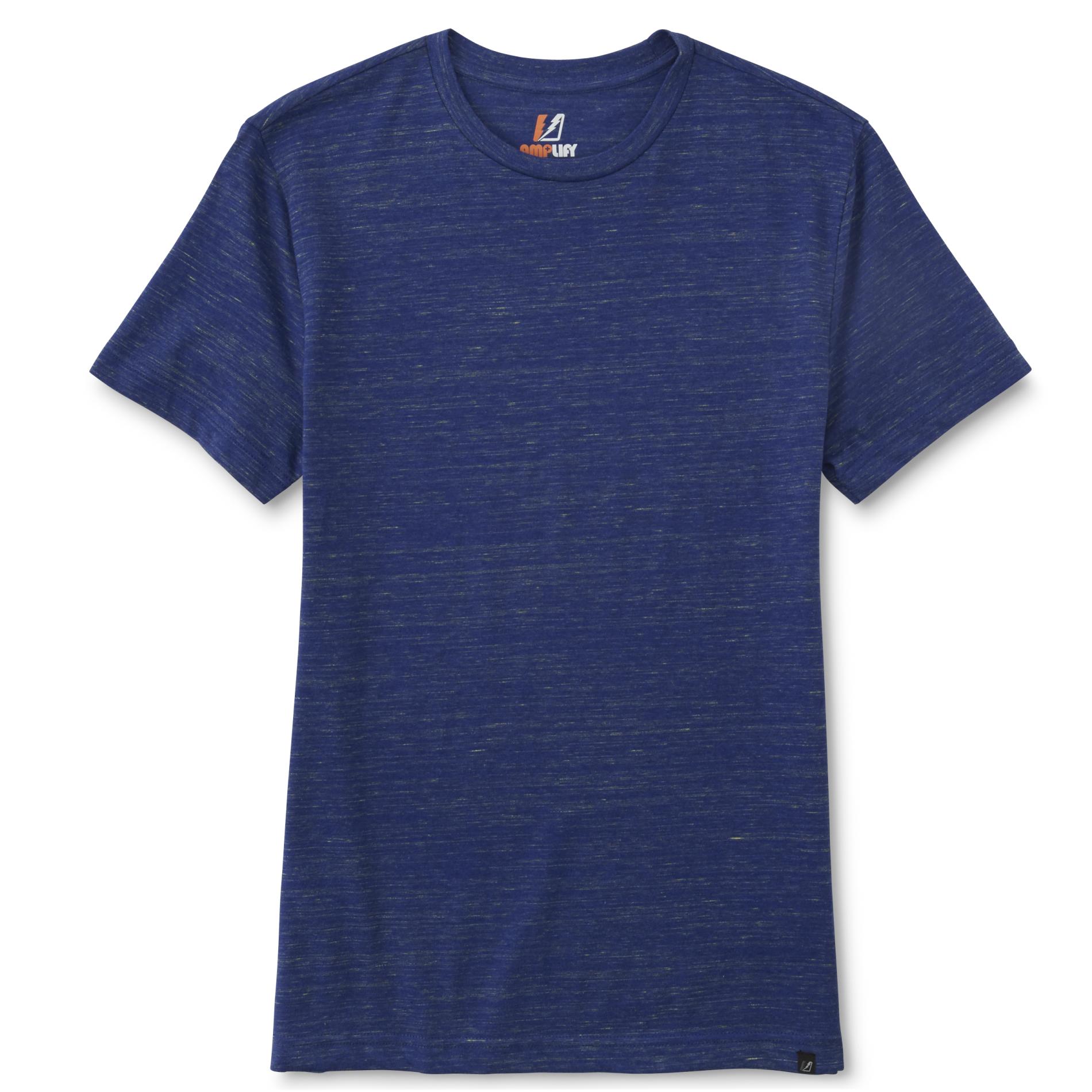 Amplify Young Men's Crew Neck T-Shirt - Space-Dyed