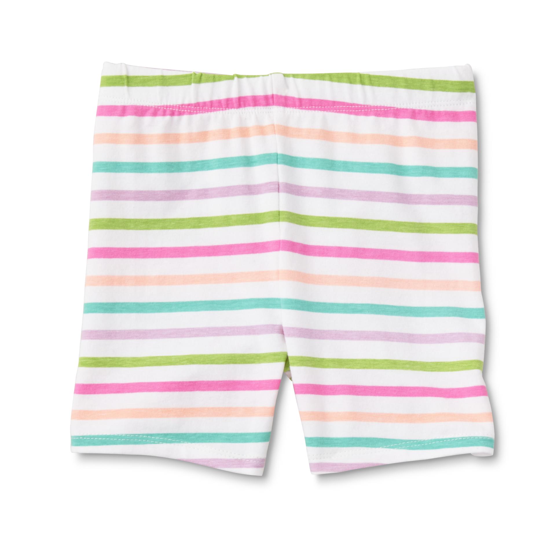 WonderKids Infant & Toddler Girls' Bike Shorts - Striped