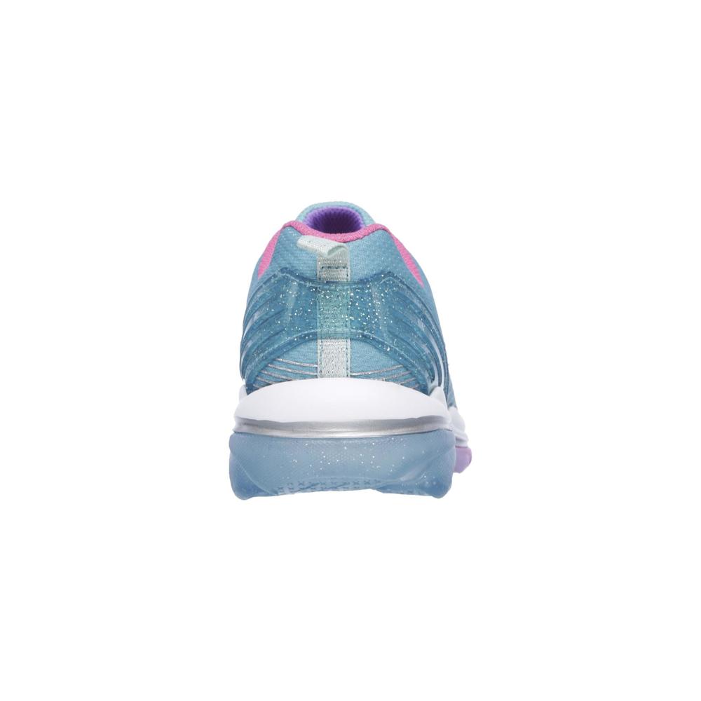 Skechers Girls' Skech-Air Deluxe Blue Sneaker