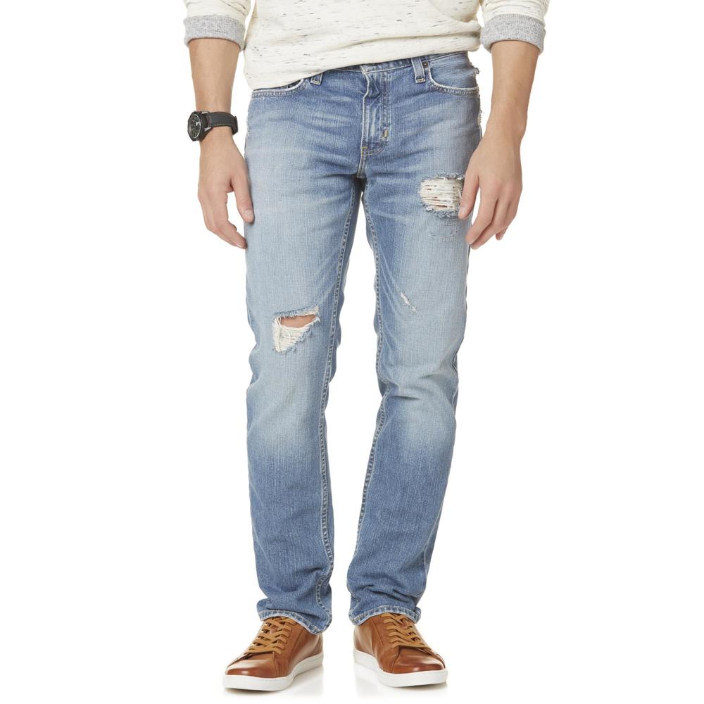 Roebuck & Co. Men's Distressed Slim Fit Jeans
