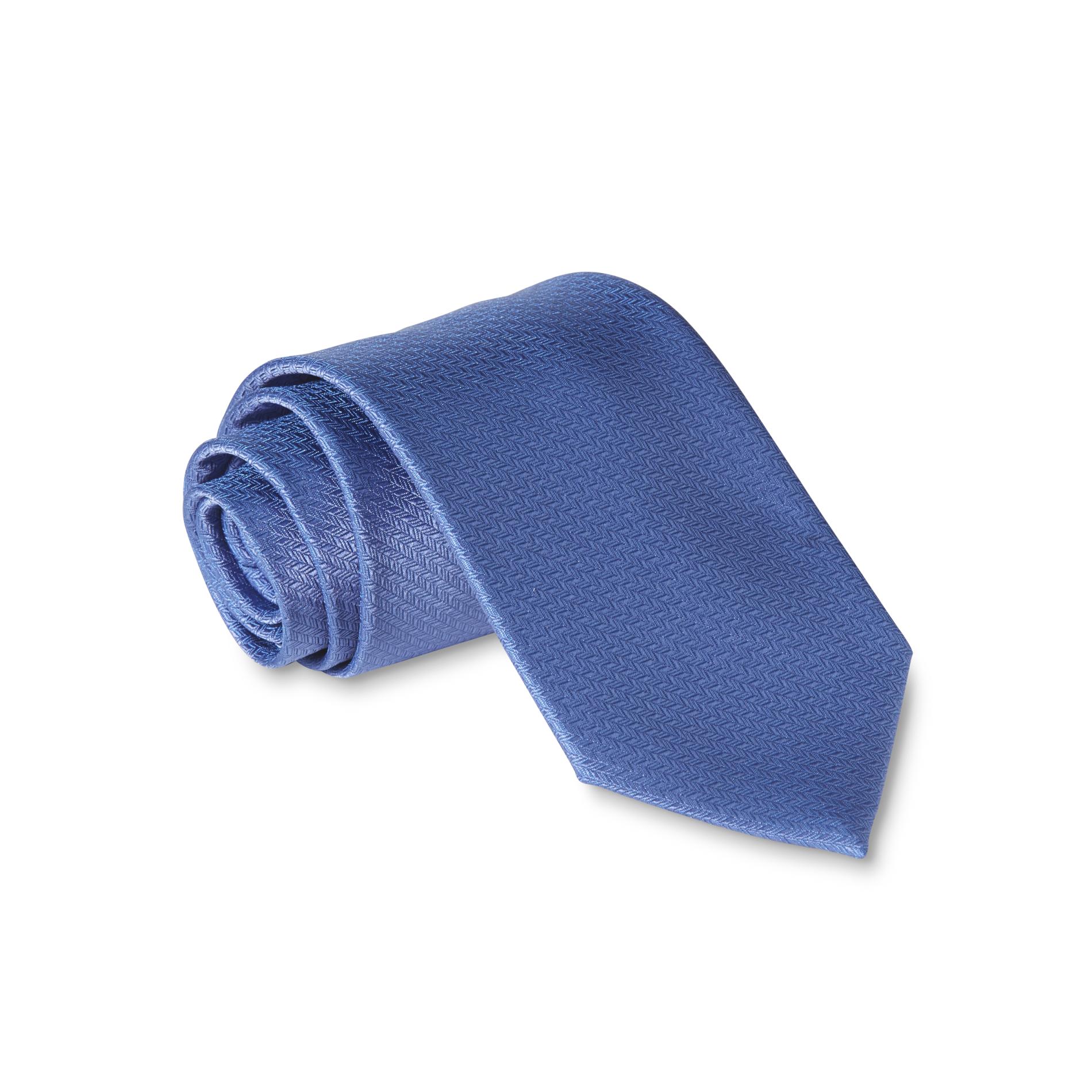 David Taylor Collection Men's Necktie - Geometric Embossed