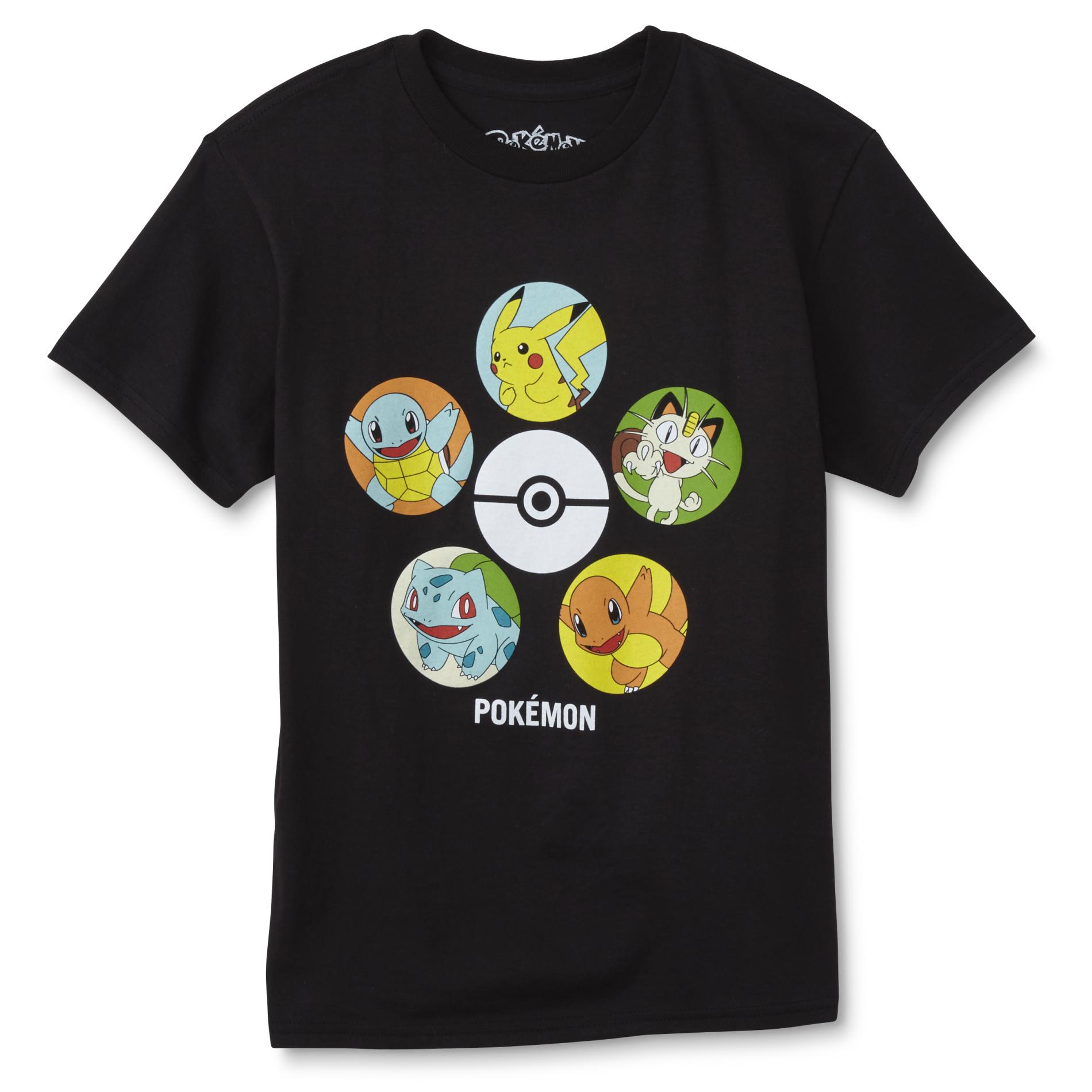 Nintendo Pokemon Boys' Graphic T-Shirt - Poke Ball