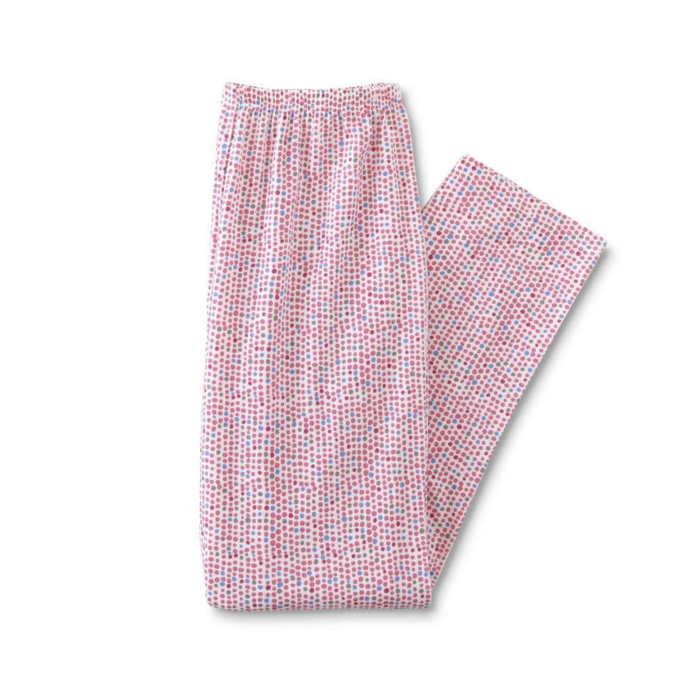 Laura Scott Women's Pajama Top & Pants - Dots