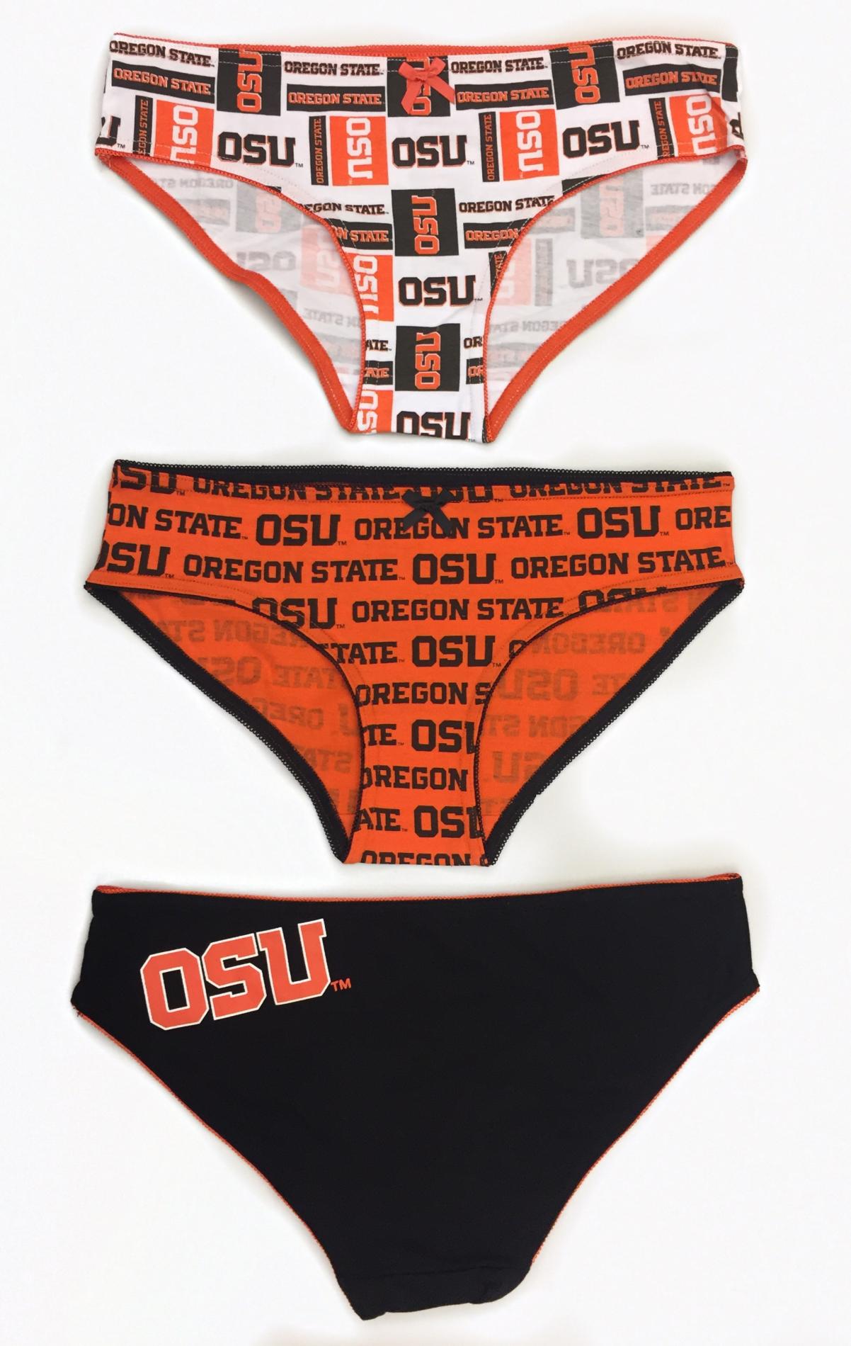 NCAA Women's 3-Pack Bikini Panties - Oregon State Beavers