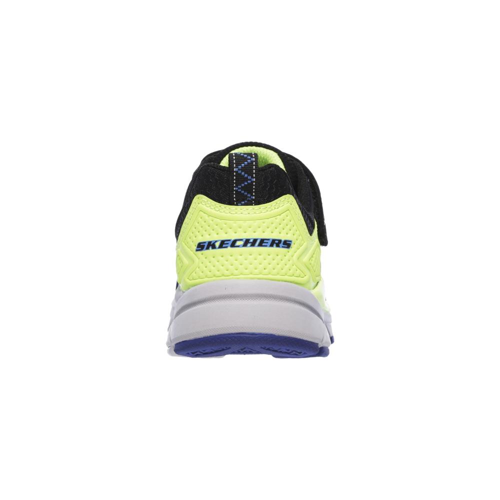 Skechers Boys' Ultrasonix Navy/Neon Yellow Athletic Shoe