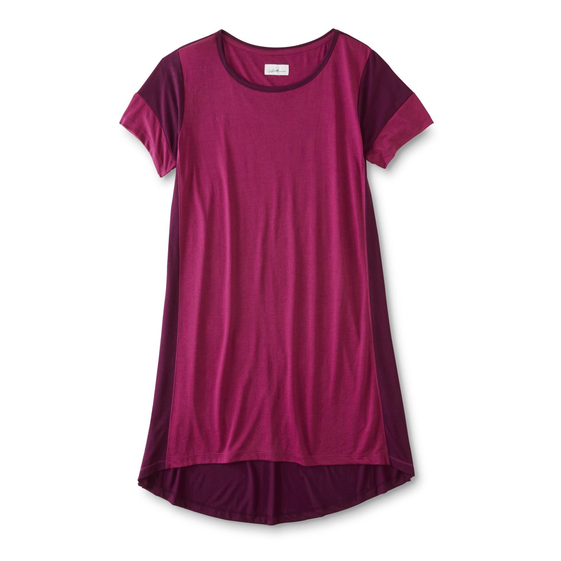 Jaclyn Smith Women's Plus Sleep Shirt - Colorblock