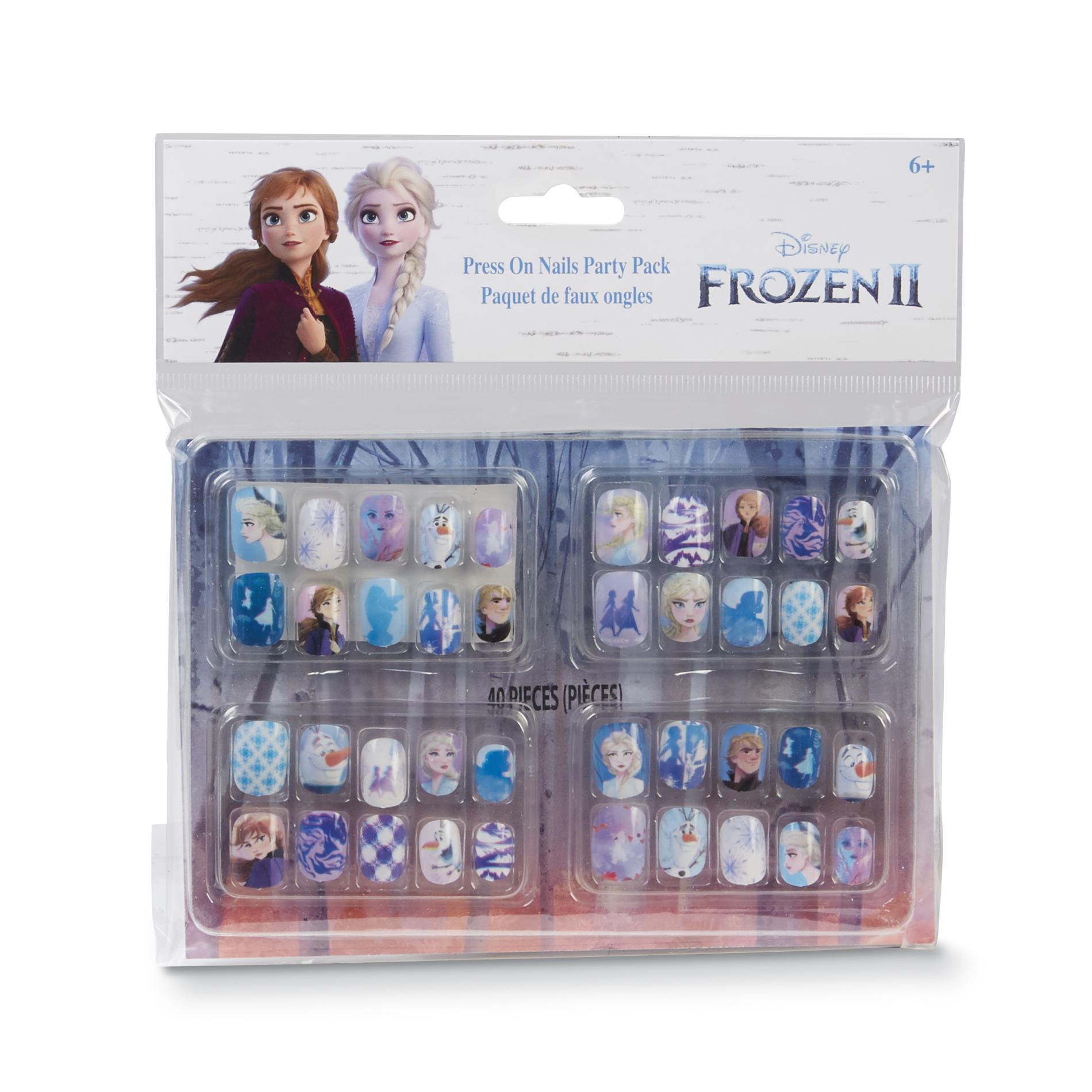 Disney Girls' 40 pc. Press-On Nails Party Pack - Frozen II