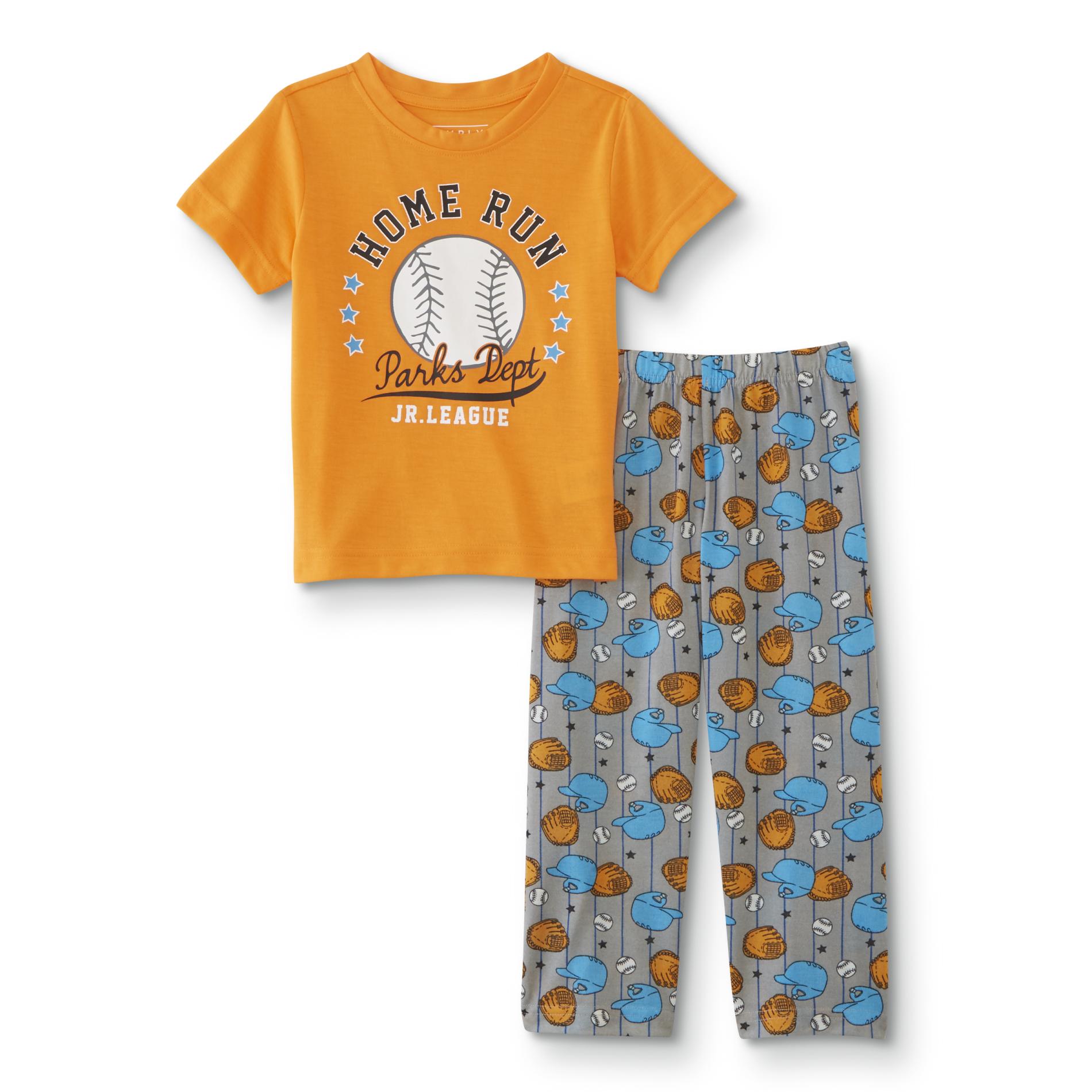 Simply Styled Infant & Toddler Boys' Pajama T-Shirt & Pants - Baseball