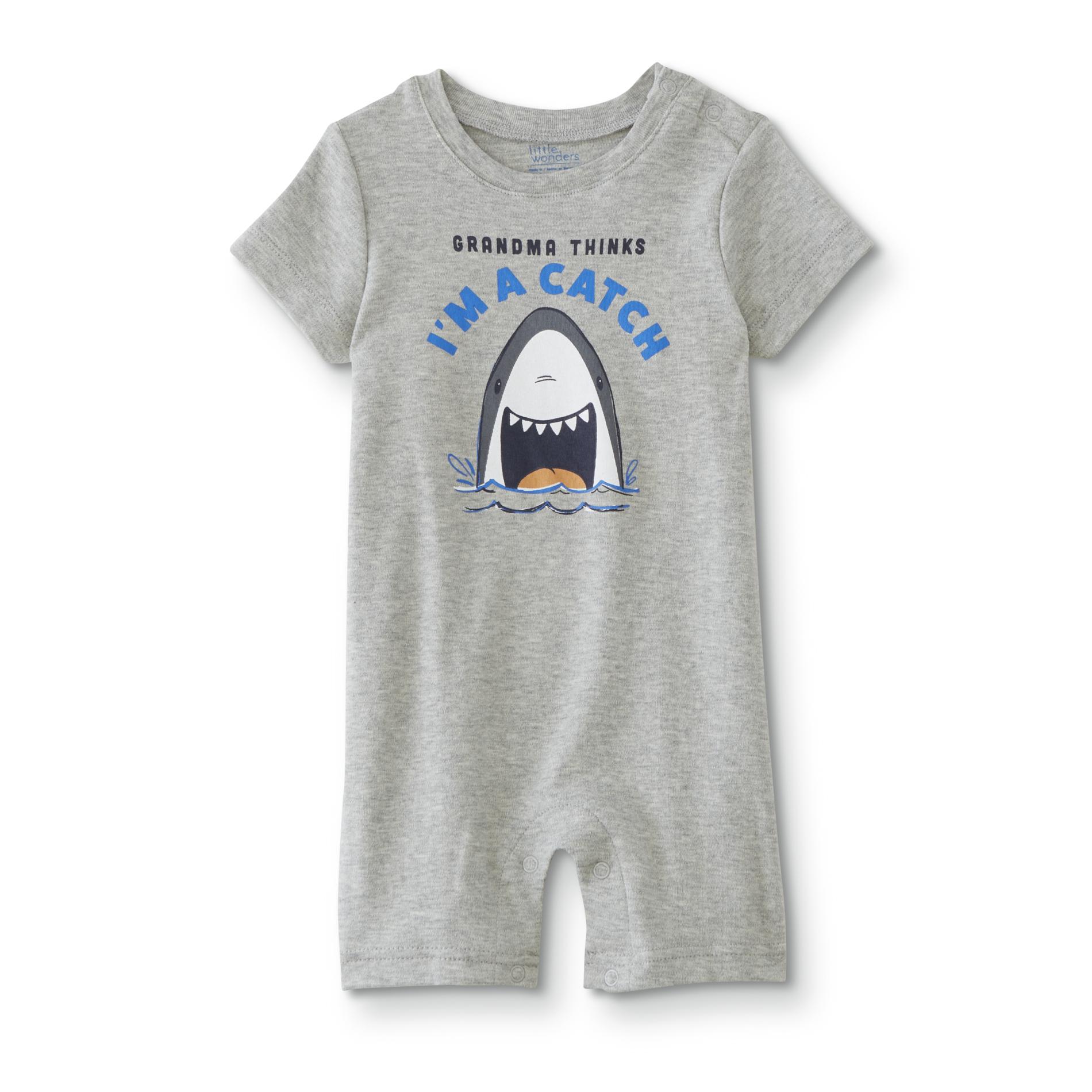 Little Wonders Infant Boys' Romper - Shark