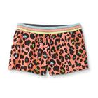 Girls Knit Shorts   Leopard