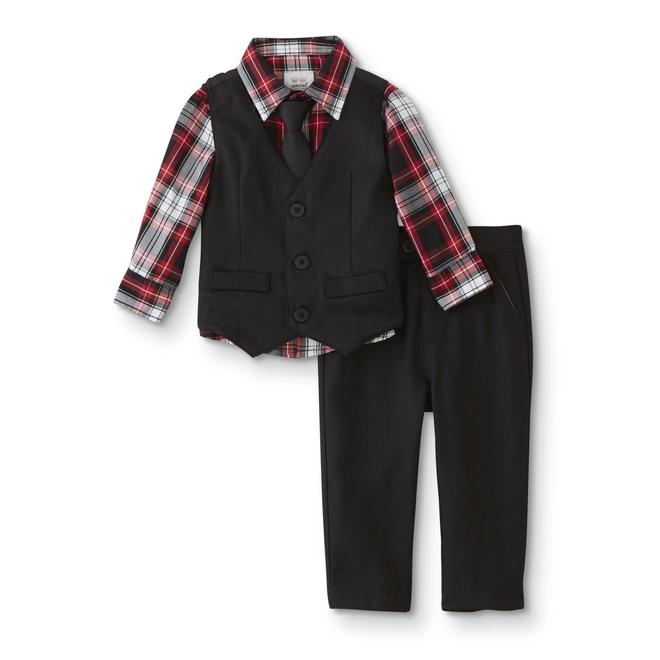 Special Editions Infant & Toddler Boys' Dress Shirt, Vest, Pants