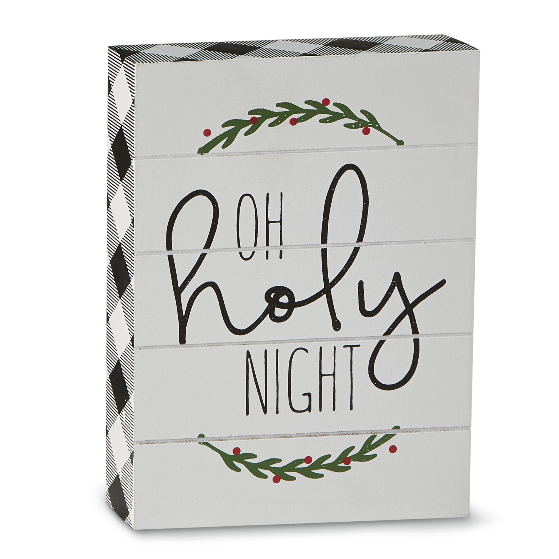 Christmas Art Box - Oh Holy Night, Black Christmas Art Box - Oh Holy Night, Black