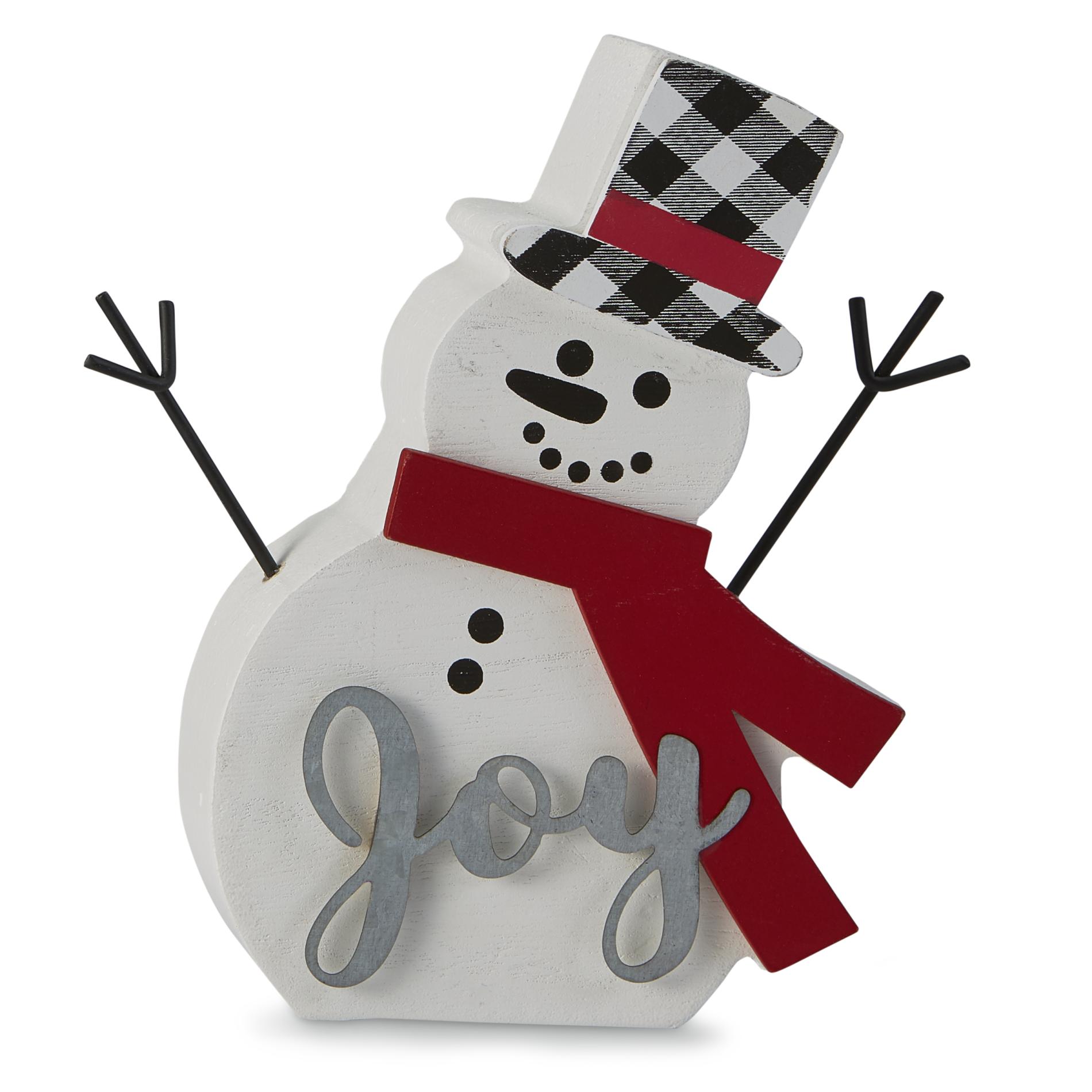 Christmas Art Box - Snowman, White Christmas Art Box - Snowman, White