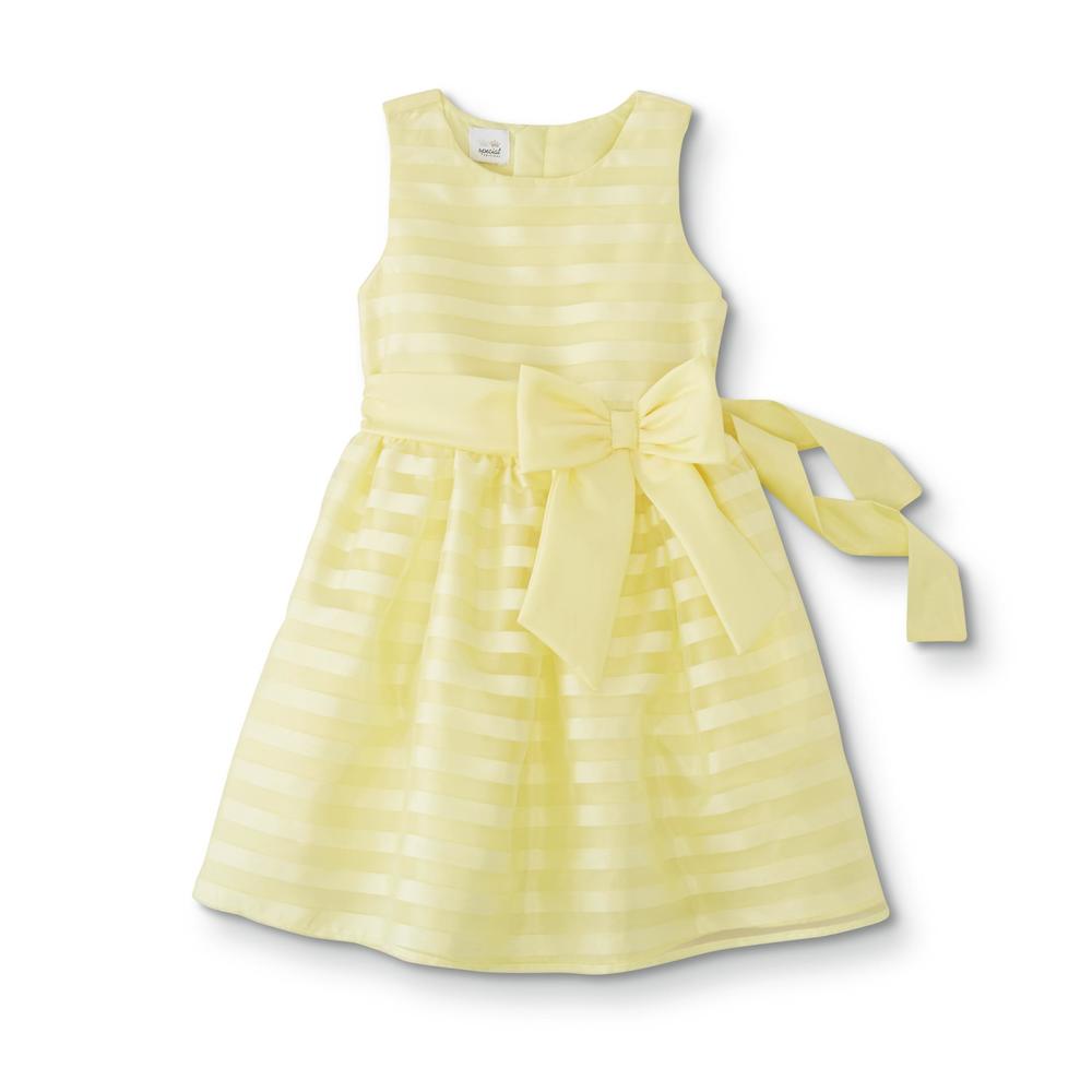 Special Editions Girls' Occasion Dress - Striped