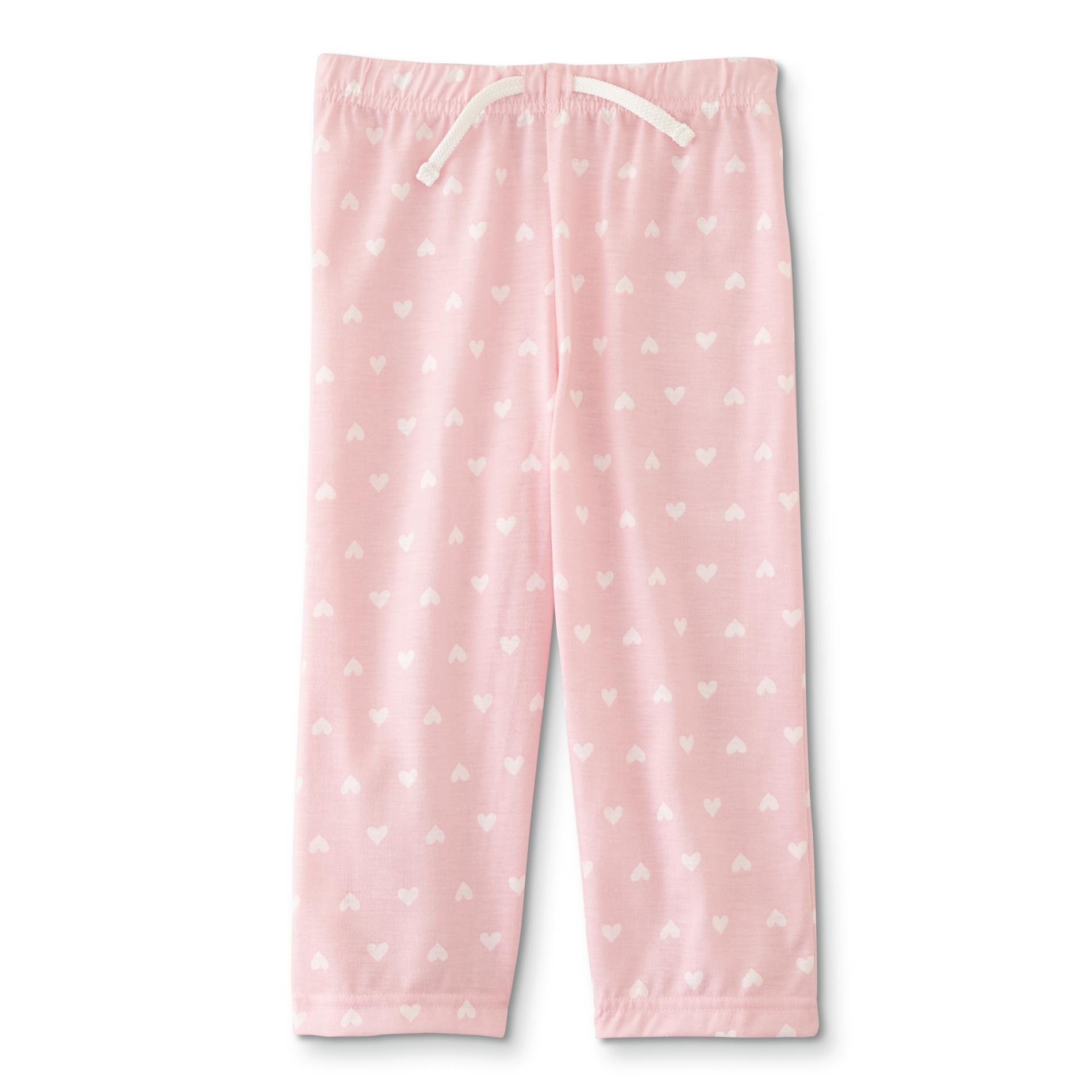 Basic Editions Infant & Toddler Girls' Pajama Pants - Hearts