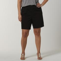 Laura Scott Women's Plus Twill Shorts