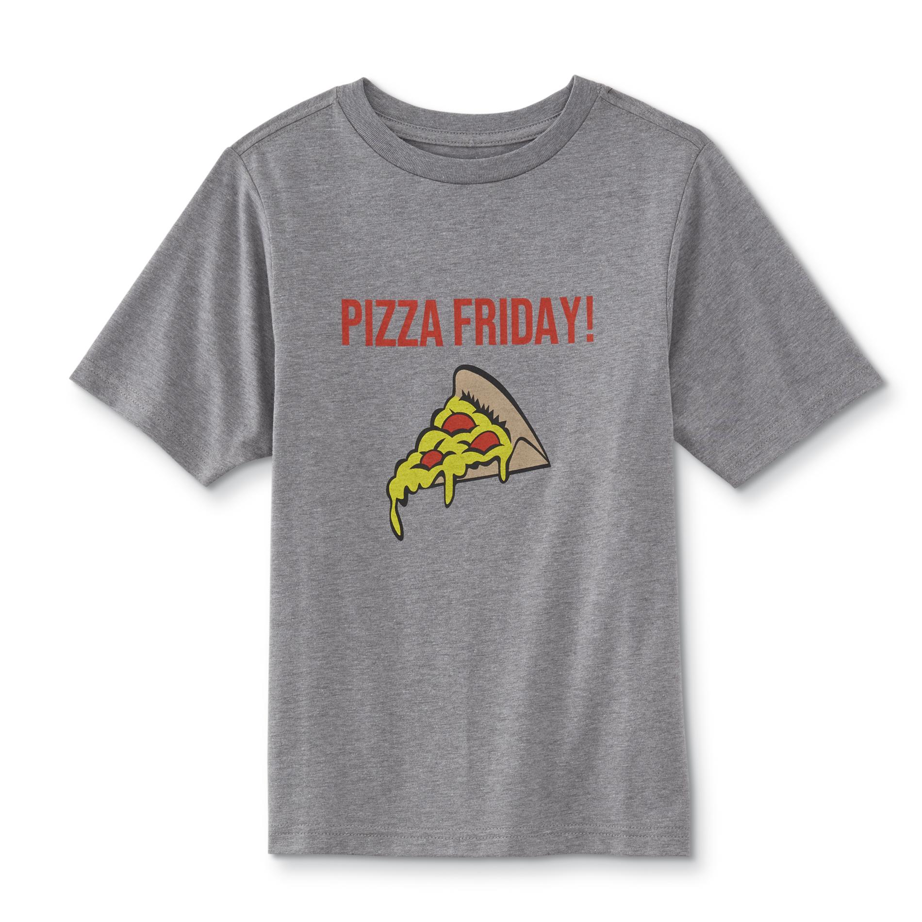 Patrick Screen Tee Market Brands Graphic T-Shirt - Pizza Friday