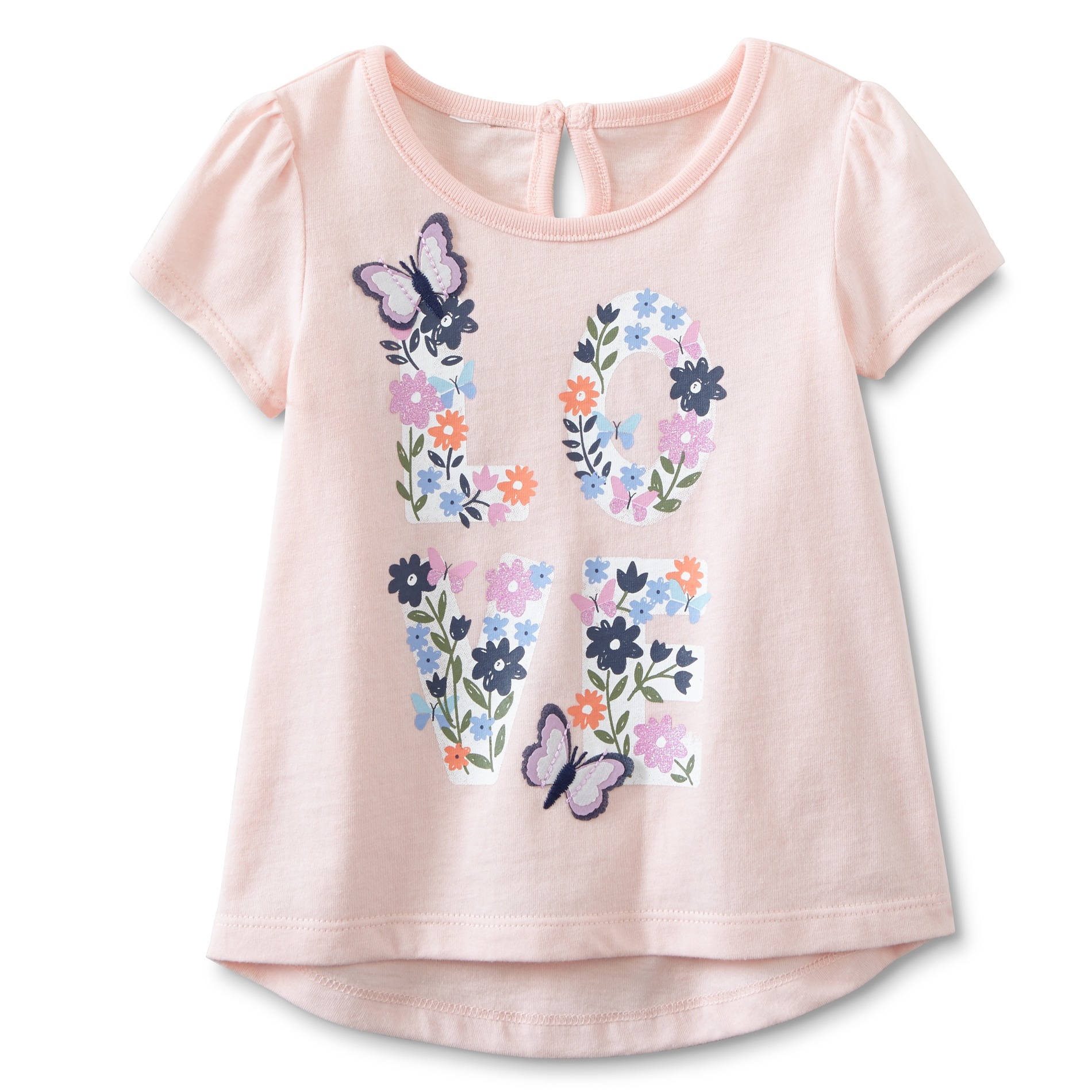 Toughskins Infant & Toddler Girls' Embellished T-Shirt - Love