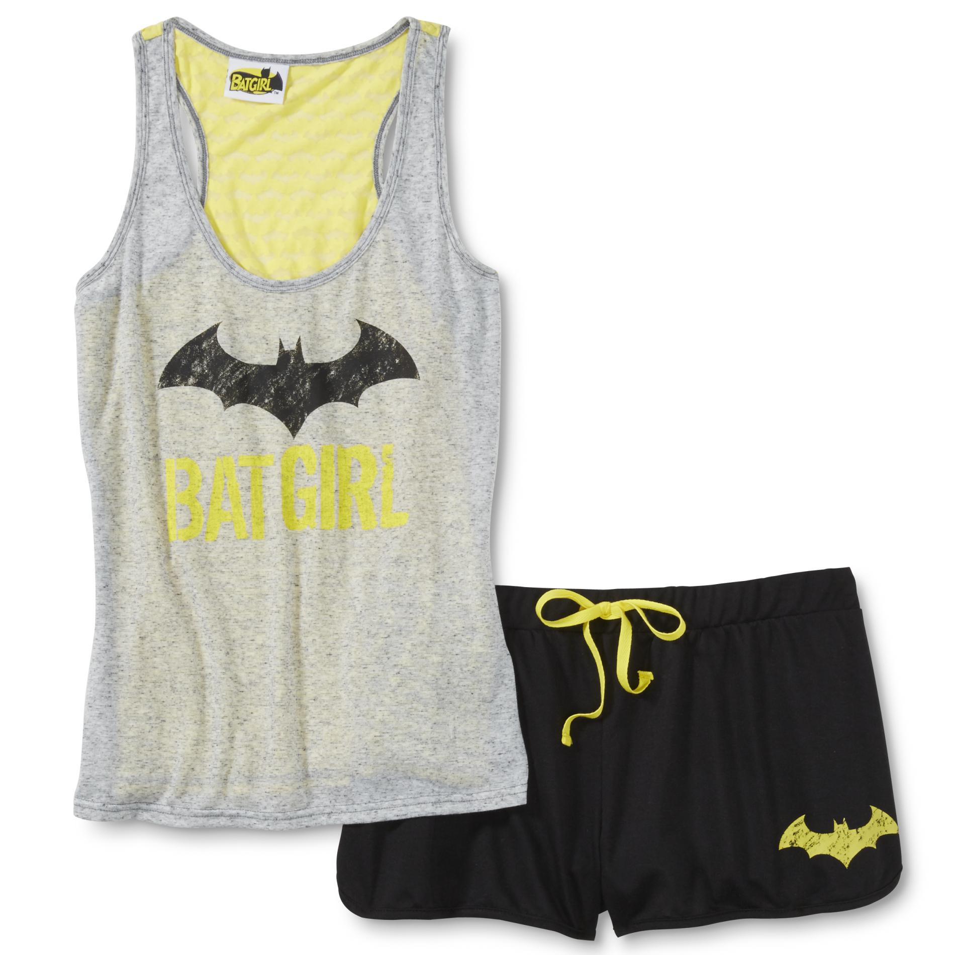 DC Comics Batgirl Women's Plus Tank Top & Sleep Shorts