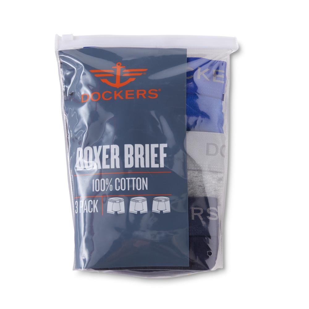 Dockers Men's 3-Pack Boxer Briefs