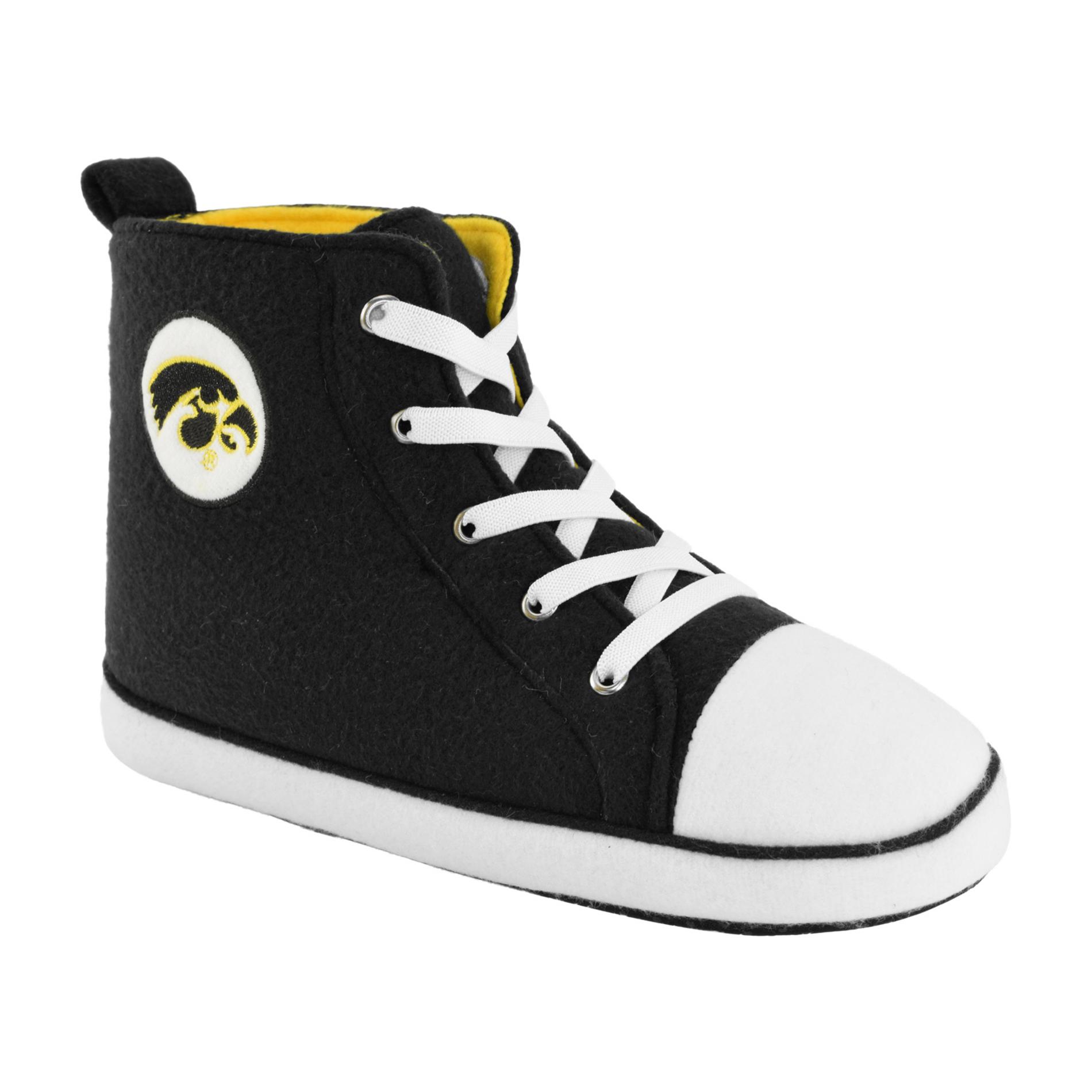 NCAA High-Top Sneaker Slipper - Iowa Hawkeyes