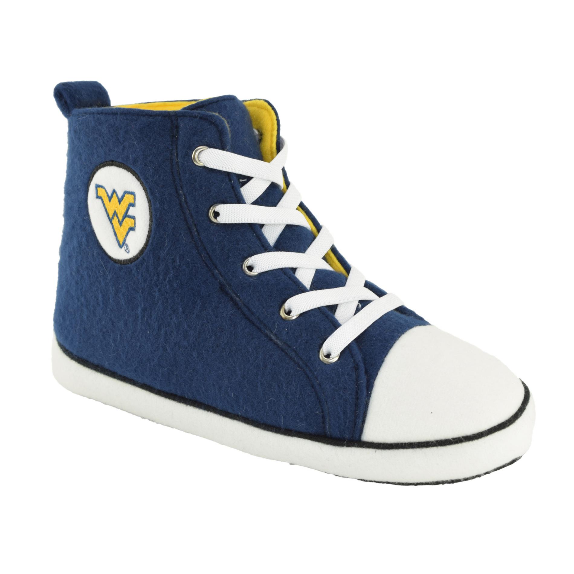 NCAA High-Top Sneaker Slipper - West Virginia Mountaineers, Size: Small & Smaller NCAA High-Top Sneaker Slipper - West Virginia Mountaineers, Size: Small & Smaller