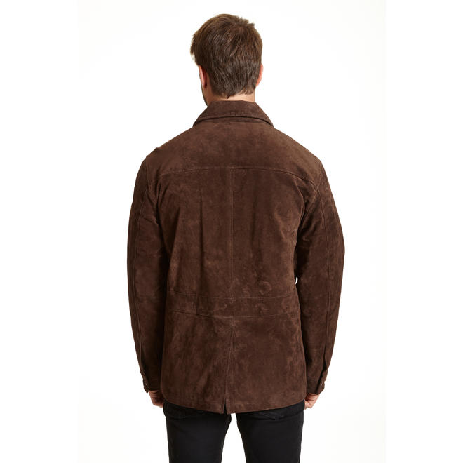 Excelled Men's Big and Tall Suede Jacket