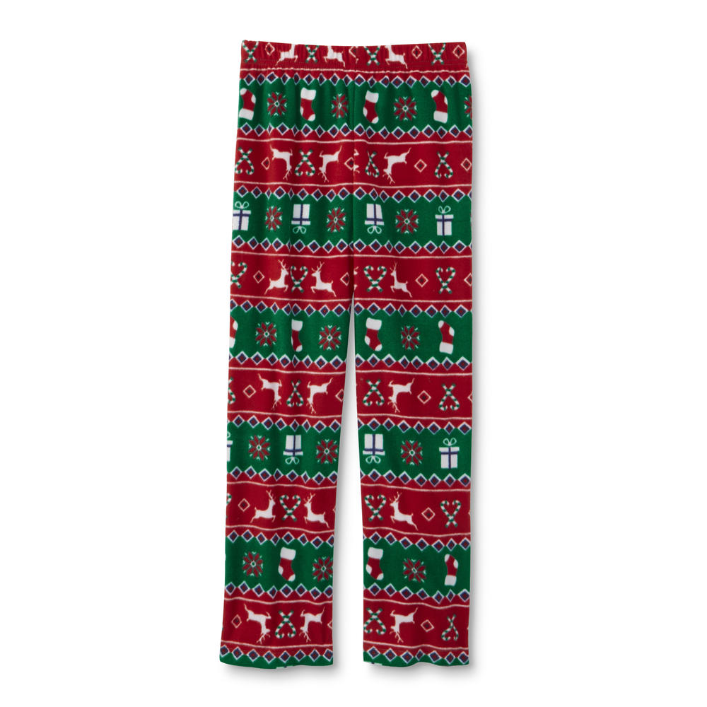 Joe Boxer Boys' Pajama Shirt & Pants - Christmas Fair isle