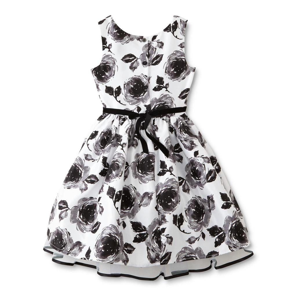 Holiday Editions Girls' Sleeveless Party Dress - Floral Print