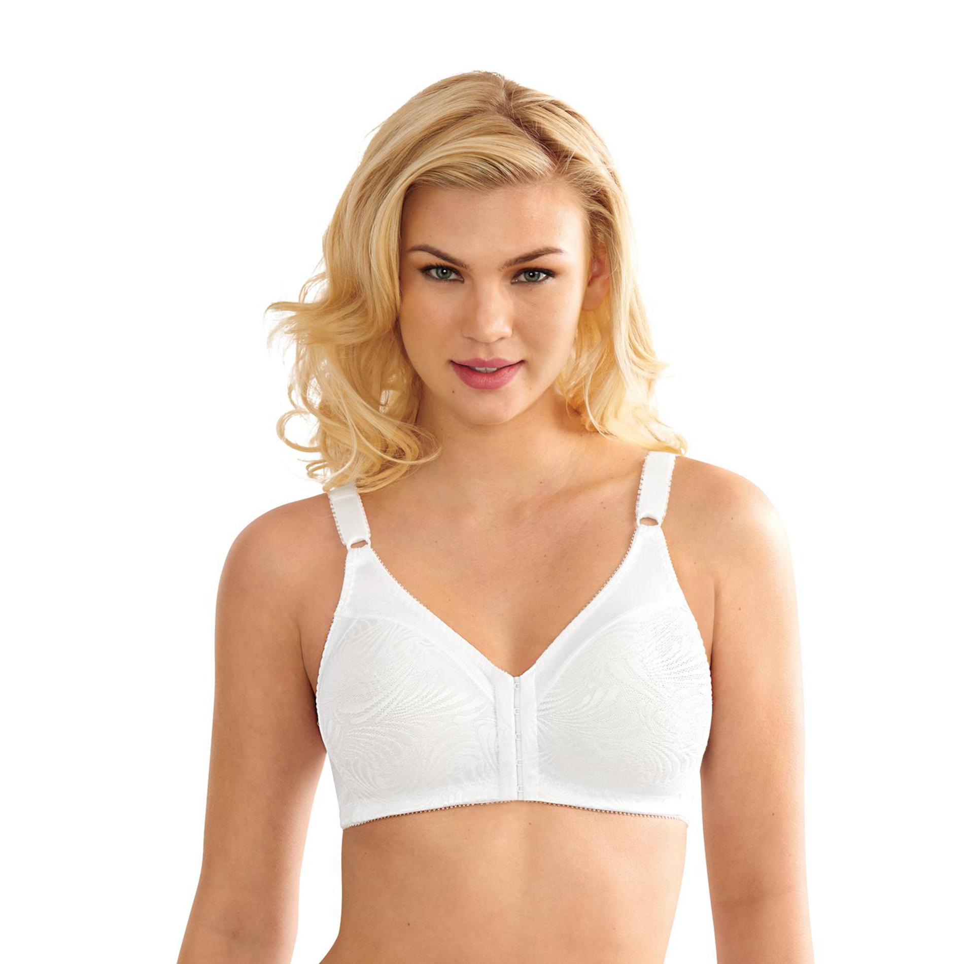 Bali Women's Double Support Front-Close Wire-Free Bra