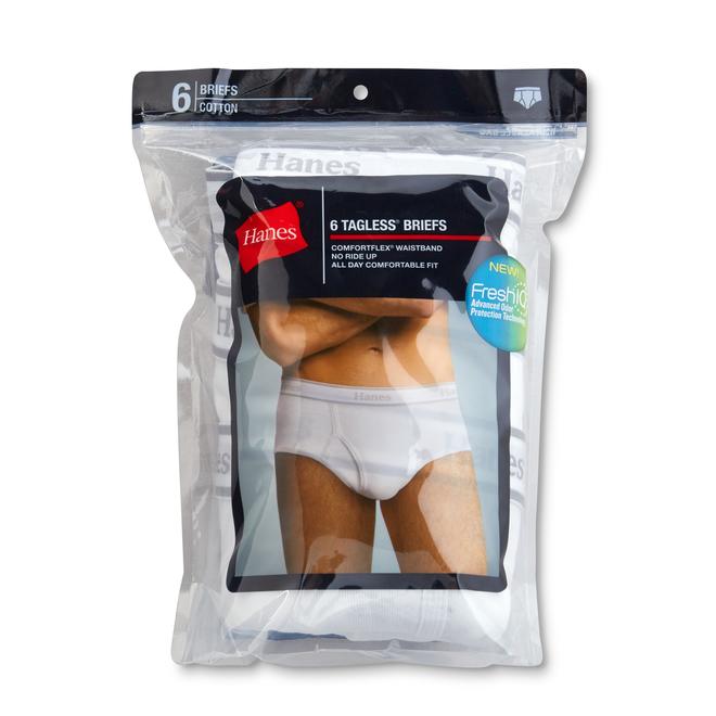 Hanes Men's 6Pack Tagless Briefs