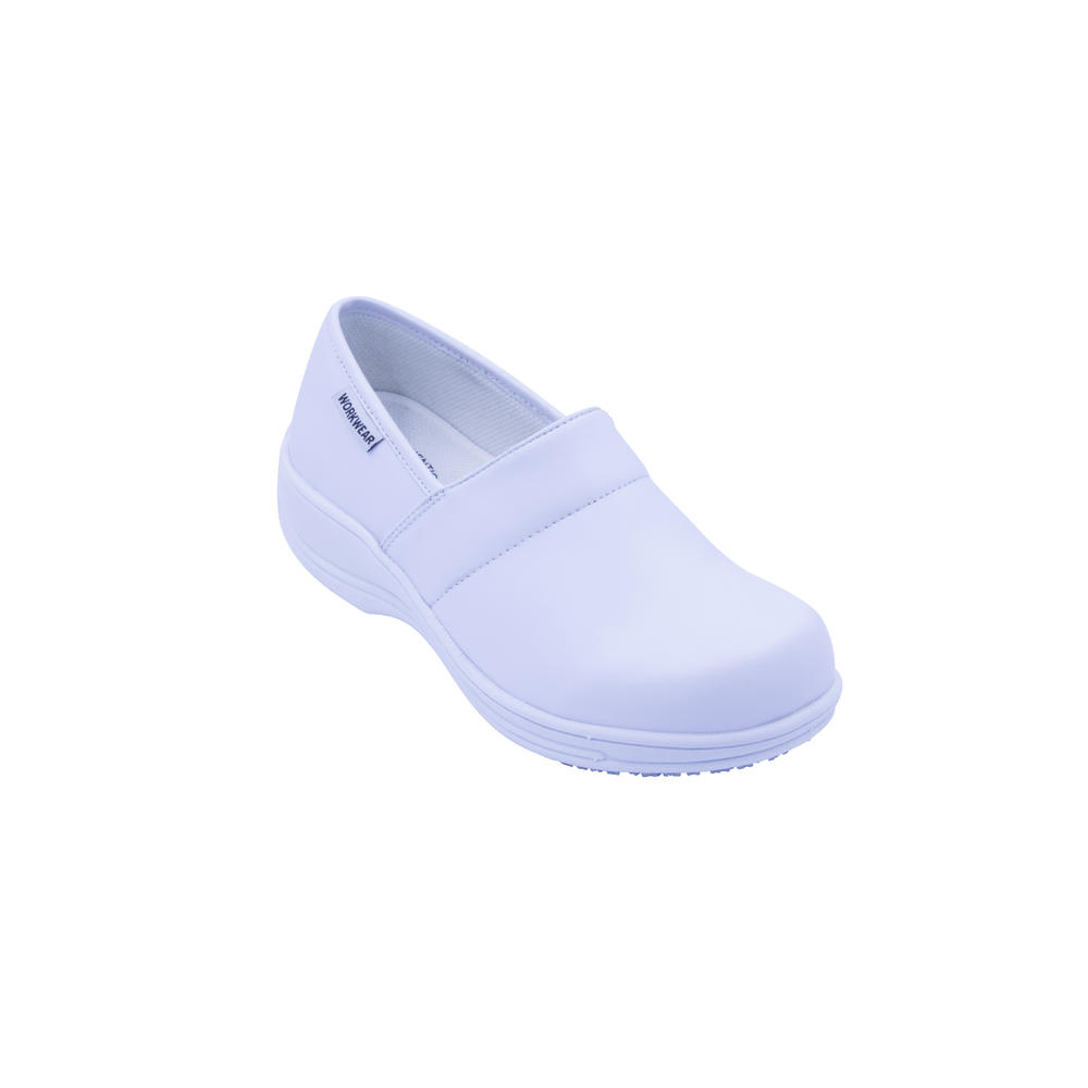 Cherokee Footwear Women's Nola White Step in Shoe - Wide Width Available