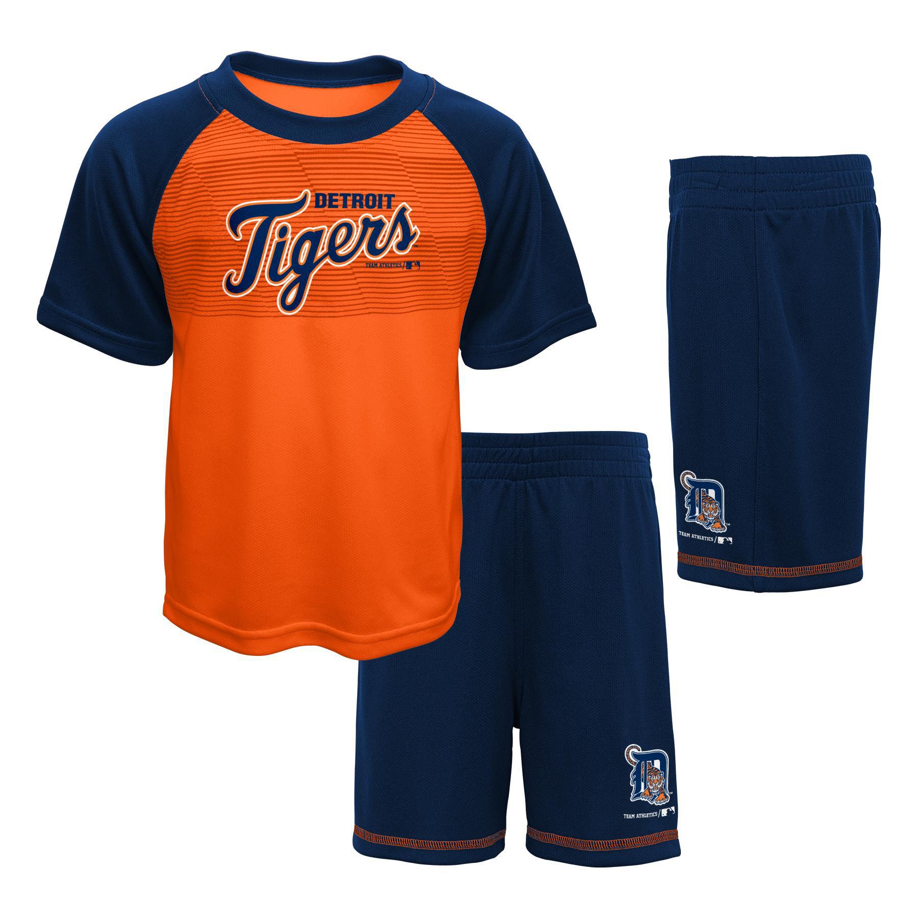 MLB Toddler Boys' T-Shirt & Shorts - Detroit Tigers, Size: 2T MLB Toddler Boys' T-Shirt & Shorts - Detroit Tigers, Size: 2T