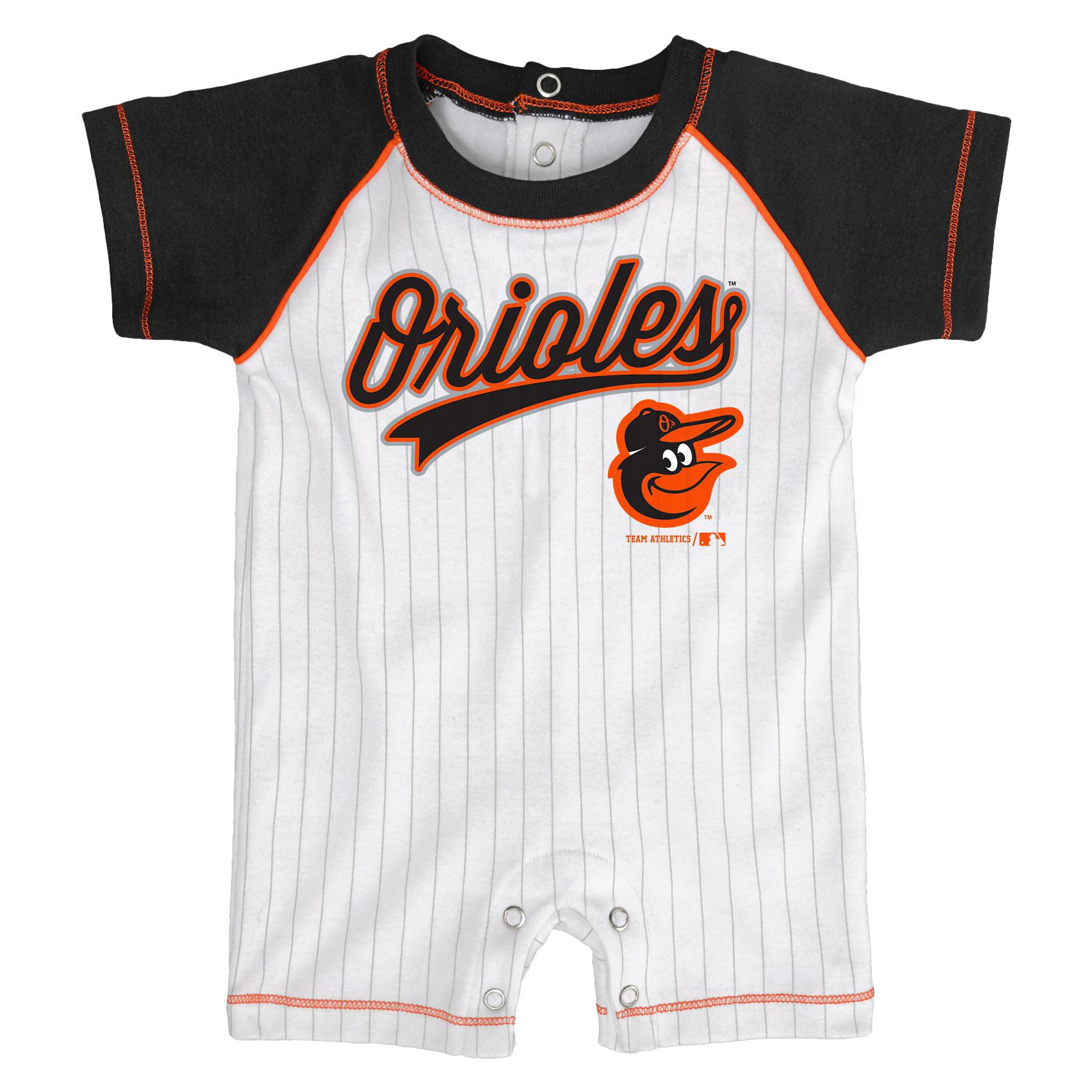 MLB Newborn & Infant Boys' Romper - Baltimore Orioles