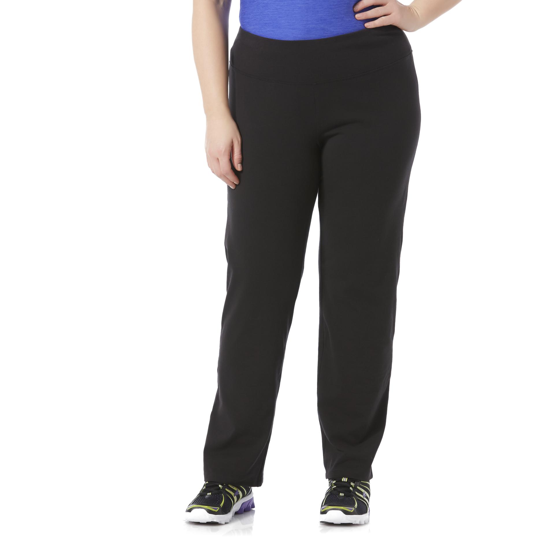 Everlast Sport Women's Plus Tummy Control Yoga Pants - Kmart