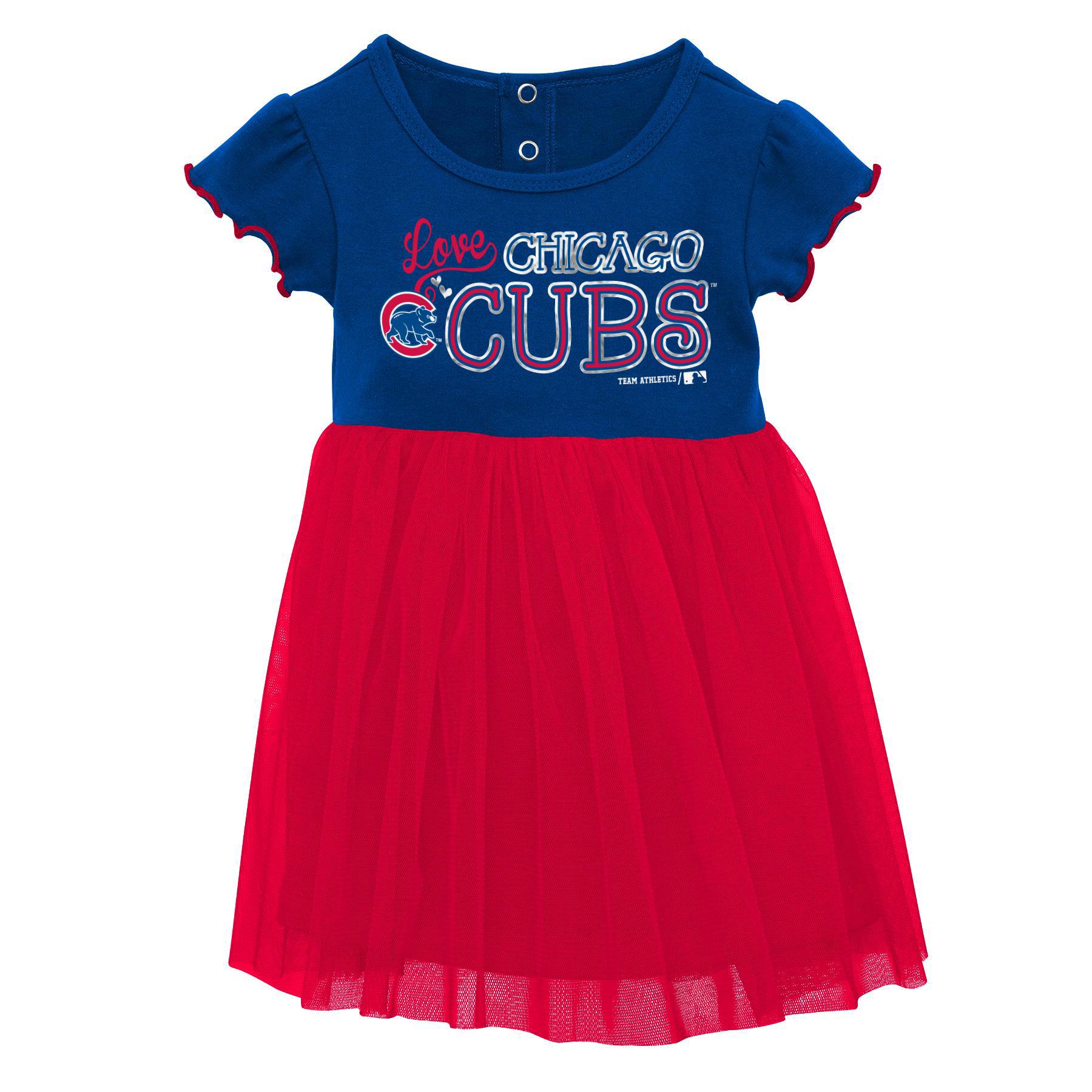 MLB Toddler Girls' Dress - Chicago Cubs, Size: 2T MLB Toddler Girls' Dress - Chicago Cubs, Size: 2T