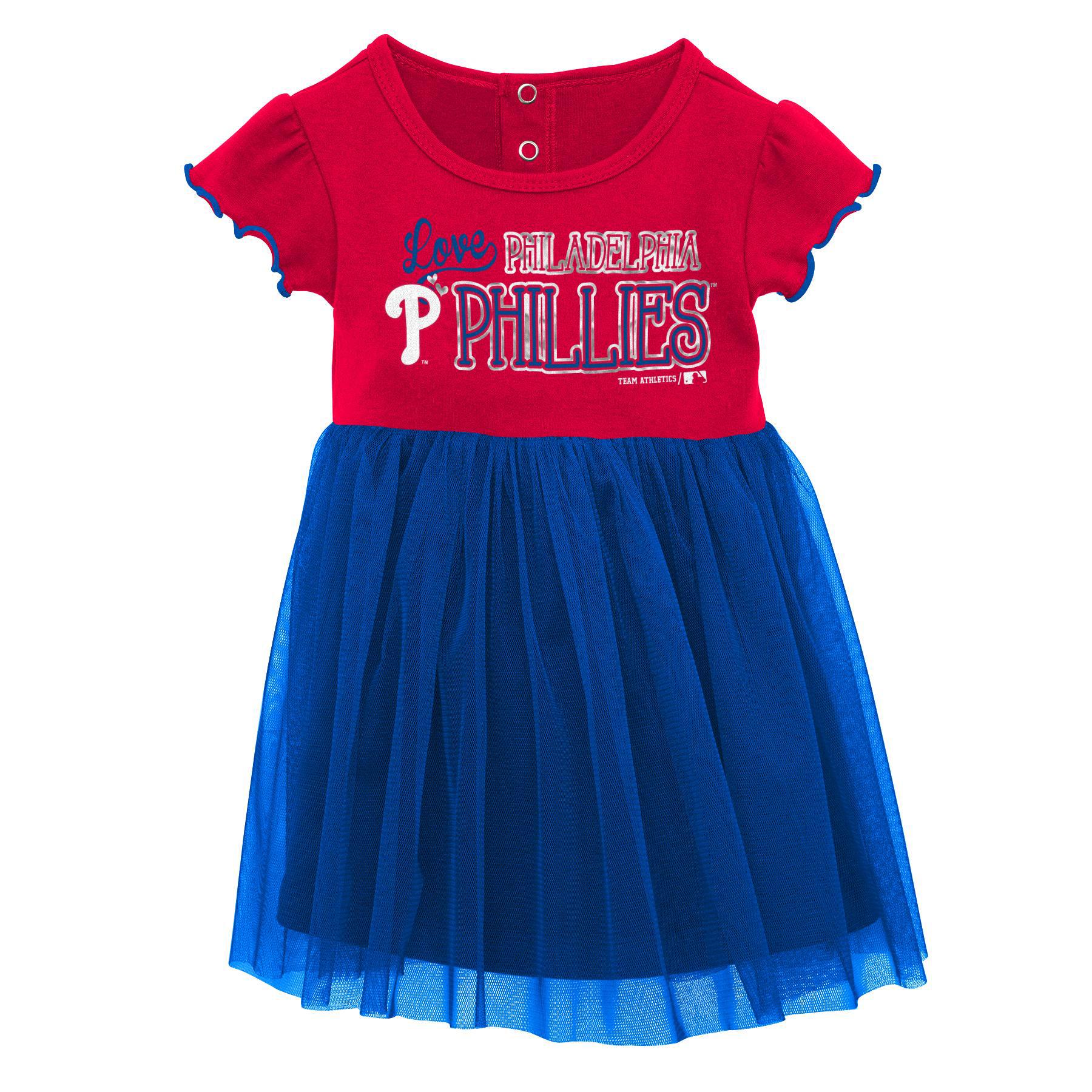 MLB Toddler Girls' Dress - Philadelphia Phillies, Size: 2T MLB Toddler Girls' Dress - Philadelphia Phillies, Size: 2T