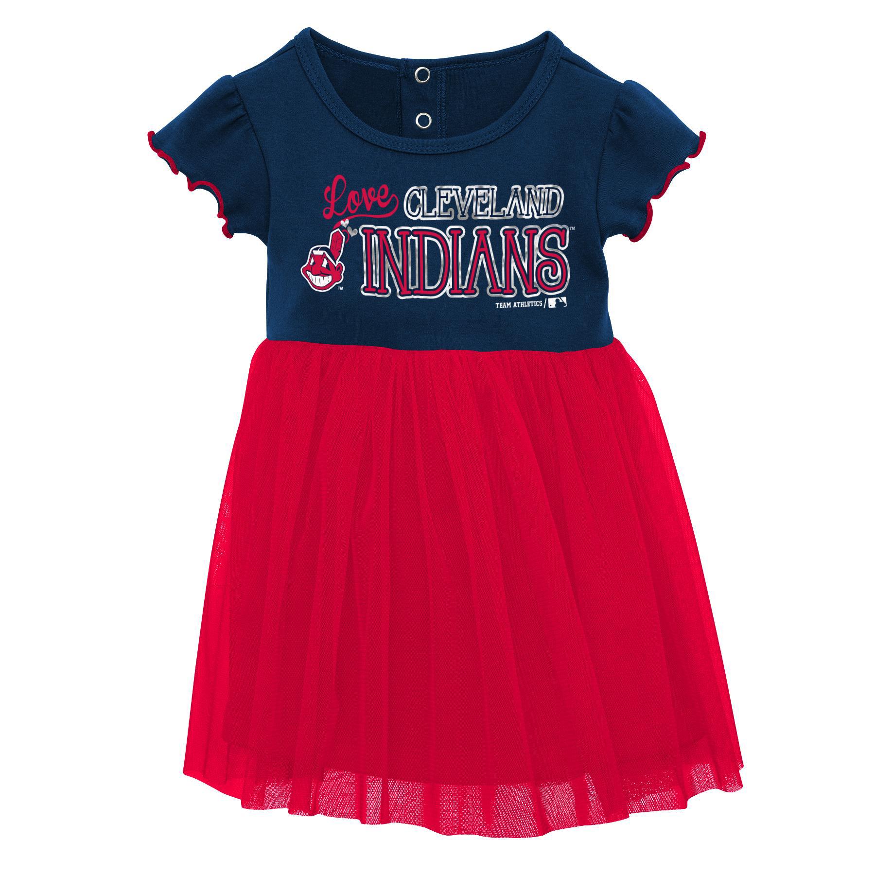 MLB Toddler Girls' Dress - Cleveland Indians, Size: 2T MLB Toddler Girls' Dress - Cleveland Indians, Size: 2T