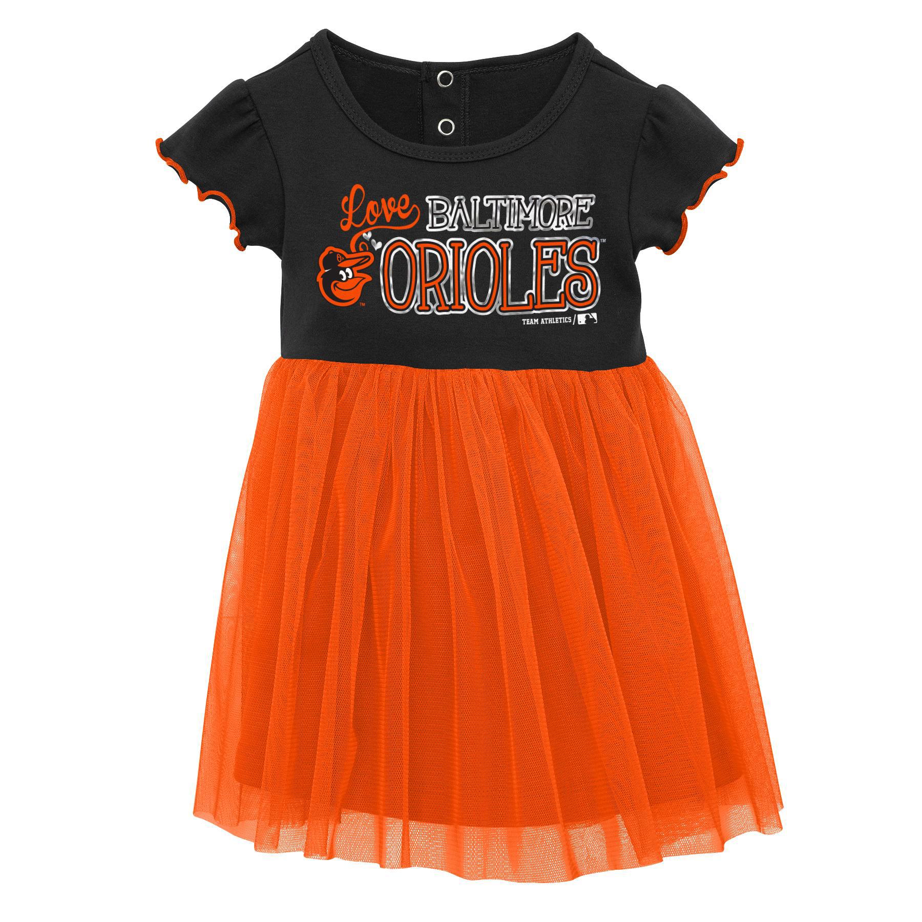 MLB Toddler Girls' Dress - Baltimore Orioles, Size: 2T MLB Toddler Girls' Dress - Baltimore Orioles, Size: 2T