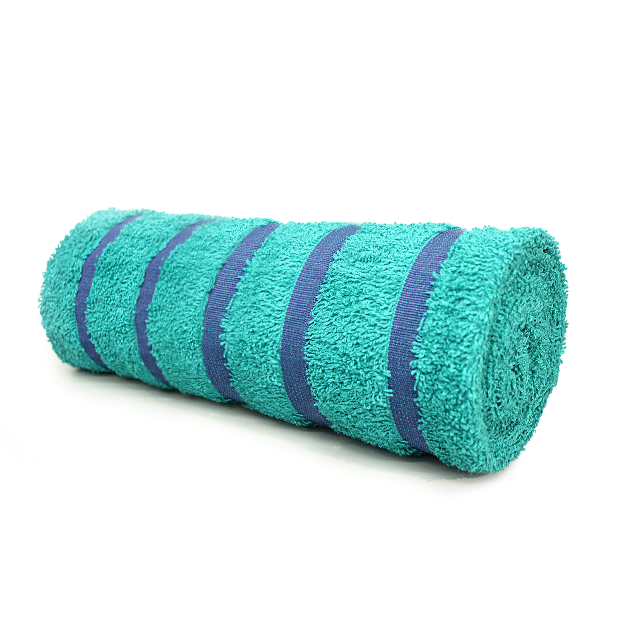 Colormate Rolled Beach Towel - Stripes