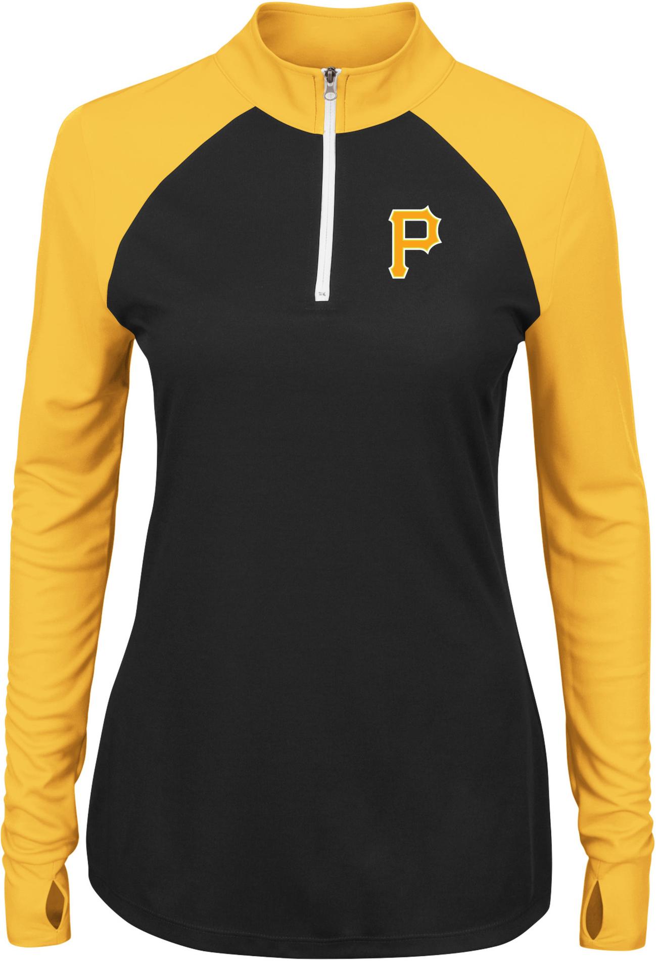 MLB Women's Quarter-Zip Top - Pittsburgh Pirates, Size: Small MLB Women's Quarter-Zip Top - Pittsburgh Pirates, Size: Small