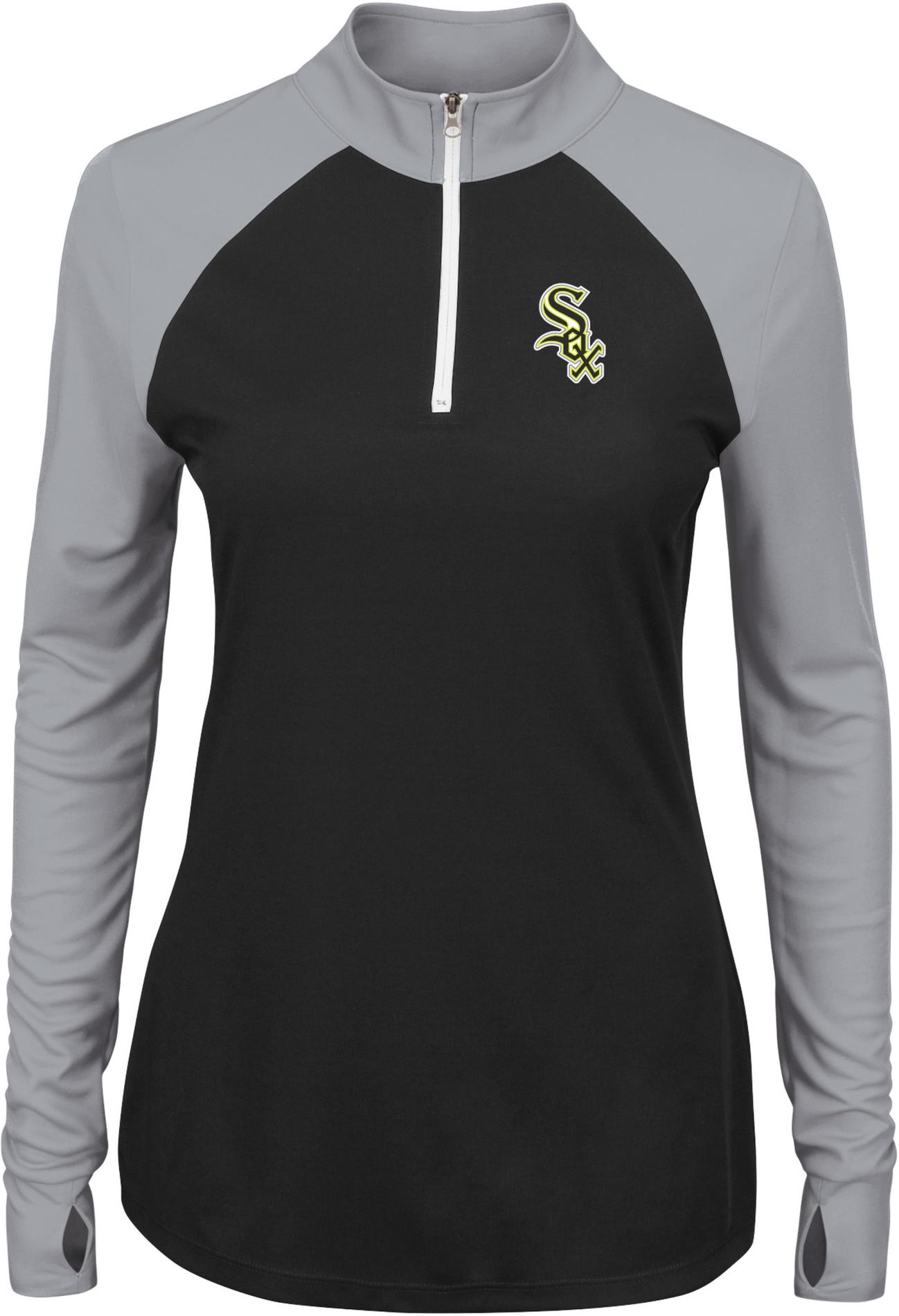 MLB Women's Quarter-Zip Top - Chicago White Sox, Size: Medium MLB Women's Quarter-Zip Top - Chicago White Sox, Size: Medium