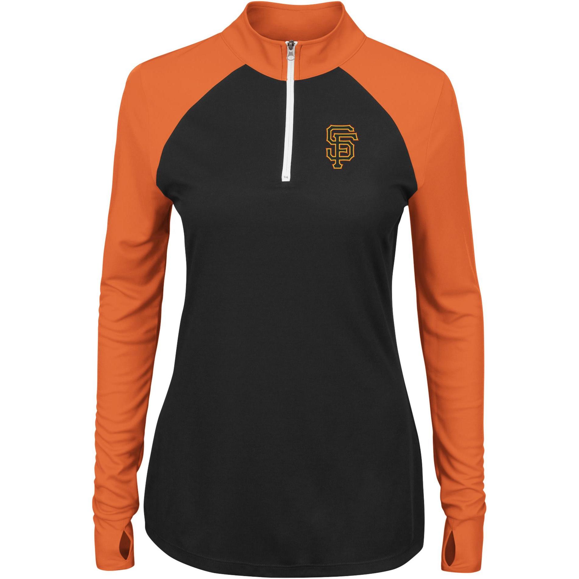 MLB Women's Quarter-Zip Top - San Francisco Giants, Size: Small MLB Women's Quarter-Zip Top - San Francisco Giants, Size: Small