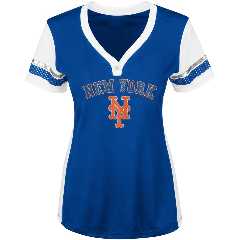MLB Women's Contoured T-Shirt - New York Mets
